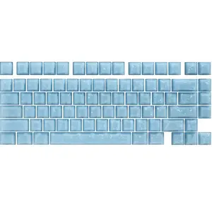 Glassy Carbon Fiber Keycap Set (126-Key)Vendu parakko