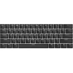 Shine-Through Black Keycap Set (61-key)