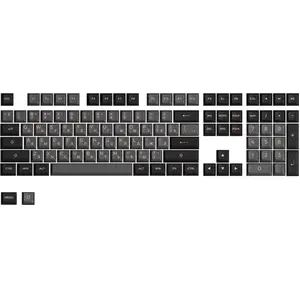 Black & Pink Cyrillic Keycap Set (110-key)