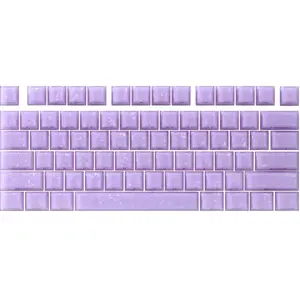 Glassy Carbon Fiber Keycap Set (126-Key)Vendu parakko