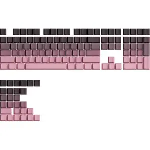 Black & Pink Gradient Keycap Set (135-Key)Vendu parakko