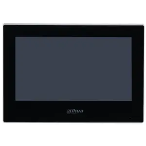 Dahua Moniteur pour Vidéo intercom. IP. ecran Tactile. 1024 x 600. Alimentation PoE. sip protocole. Finition Noir