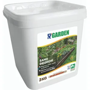 R’Garden - Engrais Organique Sang Desseché - Engrais Ecologique - Fertilisant Naturel - Nourrit en Profondeur - Facile d’UtilisatVendu parcdiscount
