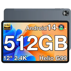 DOOGEE T40 Pro Tablette 12 pouces Android 14 - 20Go+512Go Grande Batterie 10800mAh Tablette Tactile Dual SIM 4G WIFI/Face ID - GrisVendu paraliexpress