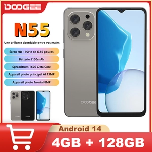 DOOGEE N55 smartphone 6.56 pouce HD+ 90Hz IPS téléphone portable Andro...Vendu parrue-du-commerce