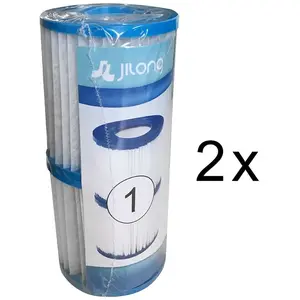 Lot de 2 cartouches Jilong TYPE II 106x136mm filtration piscine hors-sol