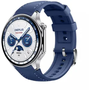 Comparateur de prix : OnePlus Watch 2 Bluetooth GPS 47mm AMOLED Bleu Étanche 5ATM MIL-STD-810H IP68 SpO2