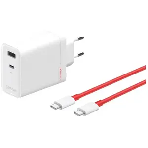 Comparateur de prix : OnePlus Chargeur Secteur 120W Double Port USB et USB C avec Câble 1m Blanc
