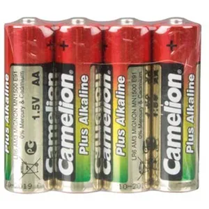Camelion Alcaline aa / lr6 1.5v 2600mah 4pcs/film rtractable