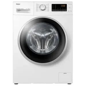 Lave-linge hublot 10kg 1400 tours/min blanc - HW010-CP1439N-FR - HAIER pas cher