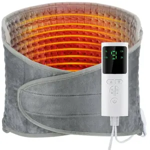 YNKKVRE Ceinture Chauffante Lombaire, couverture chauffante électrique Pour Soulager La Douleur, 9 Niveaux De Chauffage, 30x125cm pas cher