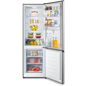 Hisense - Réfrigérateur combiné 55cm 268l statique silver RB343D4WDE pas cher