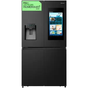 Comparateur de prix : Réfrigérateur multi-portes Hisense RQ760N4IFE 577 L Inox foncé