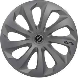 4 Enjoliveurs Gris Sparco Sicilia 15 Pouces pas cher