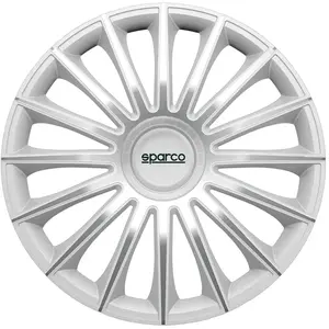 Sparco Enjoliveurs Sicilia - 14-Pouces - Argent/Gris