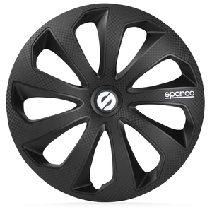 Comparateur de prix : Sparco Enjoliveurs Sicilia 15 pouces ABS noir lot de 4