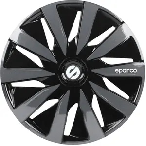 Comparateur de prix : Jeu de 4 enjoliveurs Sparco Lazio 14 pouces noir / gris SP1491BKGR