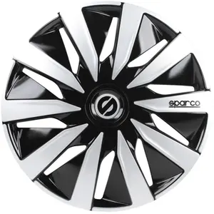 Comparateur de prix : SPARCO 4 Enjoliveurs Lazio 13" Noir et Argent