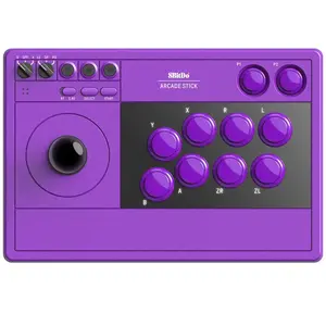 Stick arcade - 8BitDo - Arcade Stick - 2.4G - Violet pas cher