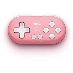 JUST FOR GAMES Mini Manette 8BITDO Zero 2 Rose pas cher