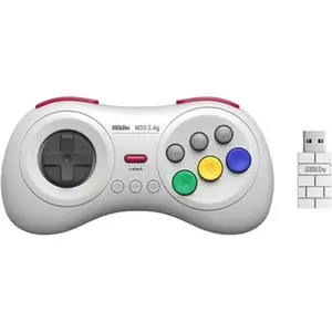 Rétrogaming-8bitdo Manette sans fils 8 boutons, couleur Blanche/White ... pas cher