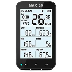Shanren Ciclocomputer Max 30 GPS Noir avec 47 Fonctions de Suivi et Altimètre pas cher