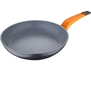San Ignacio Lavacio - Pan de 20 cm - Fabriqué en aluminium forgé - Intérieur gris de Whitford et revêtement extérieur - Mango à touche douce - Protecteur de flamme avec peinture - Induction totaleVendu paramazon