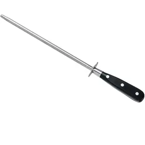 Comparateur de prix : MasterPro Foodies | Fusil à aiguiser Chaira | En acier inoxydable double forgeage | Manche ergonomique et équilibré en ABS | Ustensiles de cuisine | Matériaux robustes | Facile à nettoyer