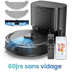 Vactidy Cleanova W11 Aspirateur Robot Laveur 5000Pa - Vidange Automat... pas cher