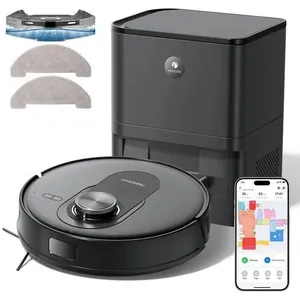 Comparateur de prix : Proscenic Q8 Max- Aspirateur Robot Laveur 2 en 1 - Station Auto-Vidage...