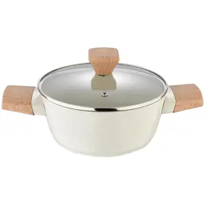 Comparateur de prix : Pot marbré de 20 cm avec couvercle BERGNER BG-34745 NATURALLY