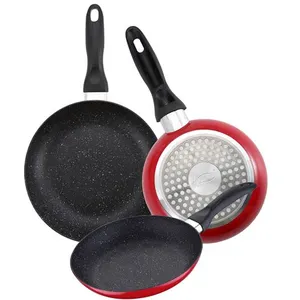 Comparateur de prix : GENERIQUE - Set 3 Poêles (16+20+24cm) Aluminium Pressé Sg-6855 San Ignacio