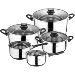Comparateur de prix : San Ignacio Zanvic - Batterie de cuisine en acier inoxydable - 5 pièces - Chromé