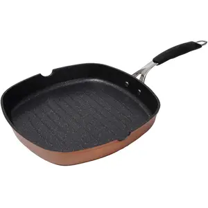 Bergner - Poêle grill Infinity chef pour induction bronze/ noire - D. ... pas cher