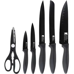 Bergner Ensemble De 5 Couteaux Et Ciseaux Osaka pas cher
