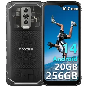 Telephone Portable Incassable DOOGEE Blade10 Ultra 2024 Android 14,6.56 pouces Écran 5150mAh 20+256Go,Smartphone NFC - Argent pas cher