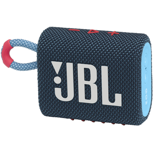 Comparateur de prix : Enceinte portable étanche sans fil Bluetooth JBL Go 3 Bleu et Logo Blanc