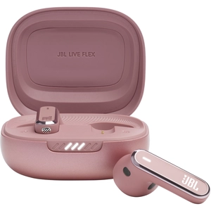 Casque sans fil JBL Live Flex avec suppression adaptative du bruit rose pas cher