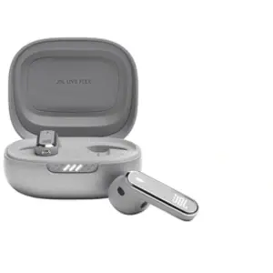 Comparateur de prix : JBL Live Flex Argente- Ecouteurs sans fil a reduction de bruit