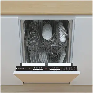 Candy Lave-vaisselle encastrable CDIH 1L949, 9 couverts, 45 cm, 49 dB, 5 programmes, F pas cher