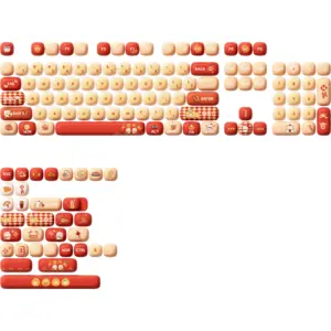 AKKO Lucky Tangerine Keycap Set (137-key)Vendu parakko