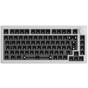 AKKO 5075S RGB QMK Barebone, ISO Layout - Moonlight White