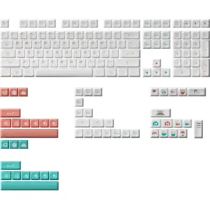 AKKO Red Fuji Keycap Set (161-Key)