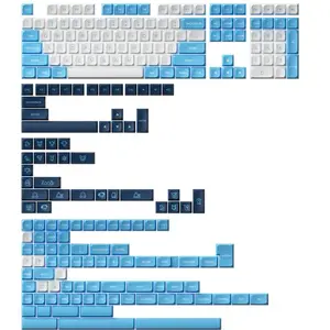 Carolina Blue Keycap Set(227-Key)Vendu parakko