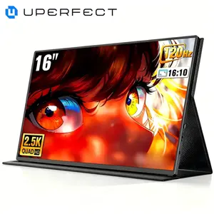 UPERFECT Moniteur portable 16" 2K 144 Hz avec écran QLED 2560 x 1600, ... pas cher