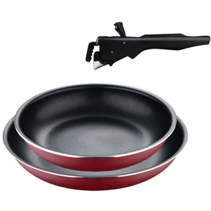 Ensemble de poêle bergner click & cook 3 pièces rouge aluminiumVendu paramazon