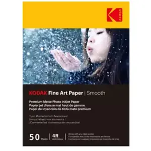 Comparateur de prix : Papier photo instantané KODAK 50 feuilles A6 effet mate 230gsm