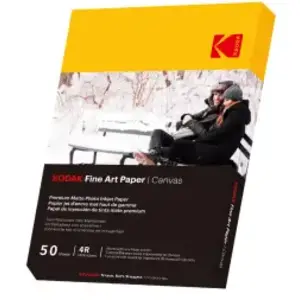 Papier Fine Art Kodak Paper Canvas 230gsm 10x15cm 50 feuilles