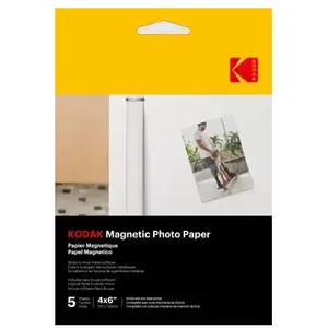 Comparateur de prix : Papier photo aimanté kodak pack de 5 feuilles format 10 x 15 cm