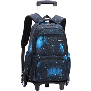 LECOO Cartable à Roulette Garçon Primaire Sac à Dos pour Enfant Cartab...Vendu parcdiscount